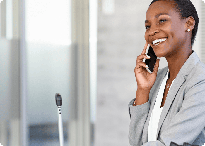 mature female lawyer talking on phone mature female lawyer talking on phone